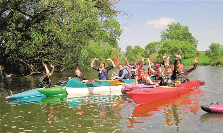 Die Mitglieder des Kanu Club Unkel hatten auf ihrer Eder-Paddeltour eine Menge Spaß. Privat