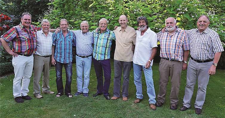 Die Mitglieder des Kegelclubs 06. privat