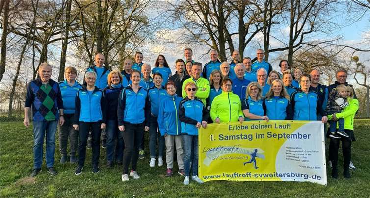 Die Mitglieder des Lauftreffs SV Weitersburg. Quelle: SV Weitersburg