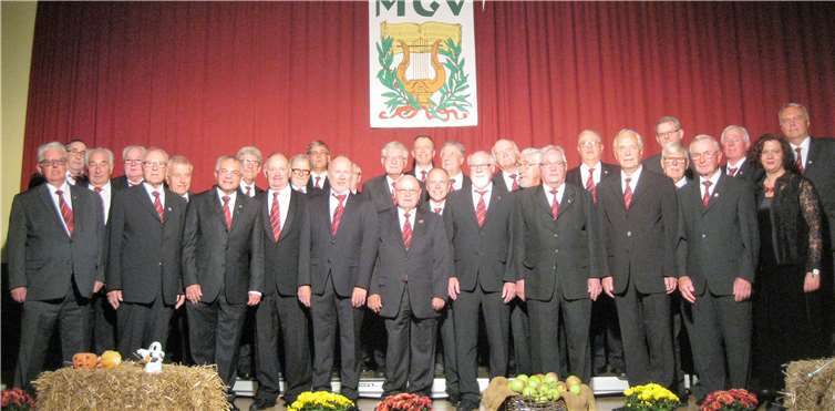 Die Mitglieder des Männergesangvereins Westum. Privat