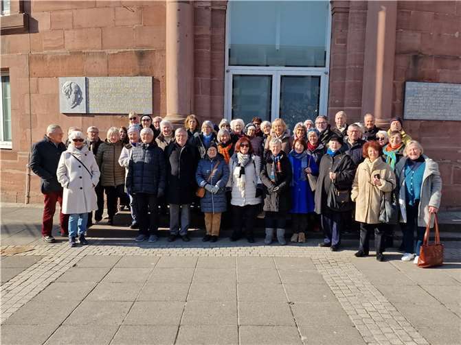 Die Mitglieder des Meckenheimer Bürgervereins in Frankfurt.  Foto: privat