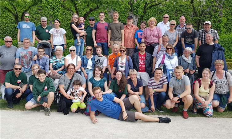 Die Mitglieder des Musikvereins Kobern auf großer Fahrt. privat