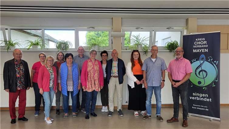 Die Mitglieder des Netzwerk Chor beim Treffen im Bürgerhaus in Kell.  Foto: Katja Schierenberg