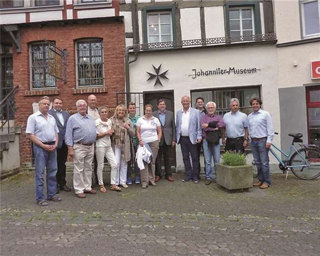 Die Mitglieder des Rotary Clubs besuchten das Adenauer Heimat-, Zunft- und Johannitermuseum.privat