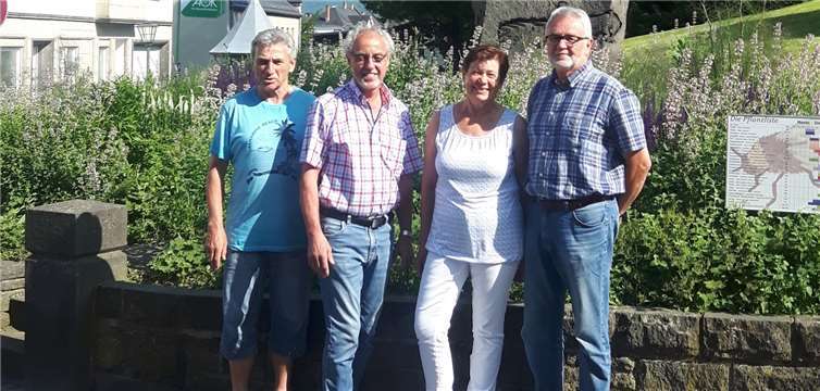 Die Mitglieder des Seniorenbeirates : Hans-Heinrich Klöppel, Monika Klee, Rudolf Herig, Klaus Jahnz) (v. r.).