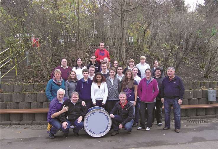 Die Mitglieder des Spielmannszugs „Rheinklänge“ Remagen. privat