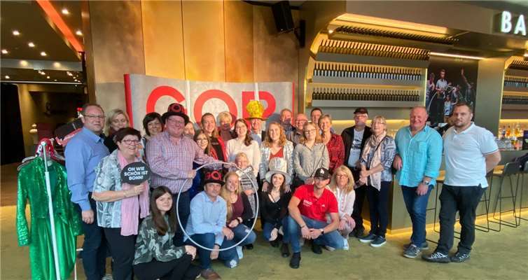 Die Mitglieder des Spielmannszugs genossen eine einzigartige Show.Foto: Spielmannszug Löhndorf