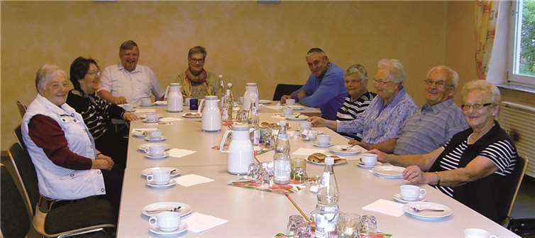 Die Mitglieder des VdK Buchholz-Nörtersausen beim lustigen Beisammensein. Privat