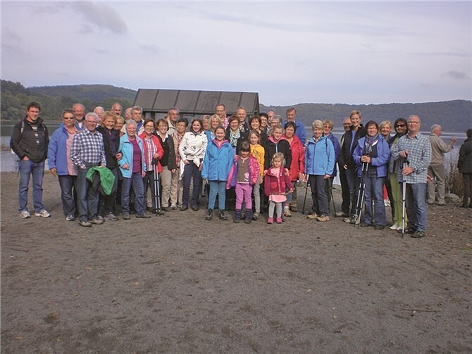 Die Mitglieder des VfL Kesselheim hatten riesigen Spaß bei der Wanderung. Privat
