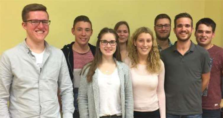 Die Mitglieder des Vorstandes des Junggesellenvereins Dattenberg 1759 e.V. privat