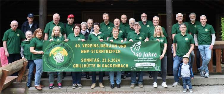 Die Mitglieder des gastgebenden Zweigvereins Buchfinkenland im Westerwald-Verein freuen sich auf das Jubiläum am 23. Juni und das Sterntreffen aller WWV-Zweigvereine.  Foto: WWV/Uli Schmidt
