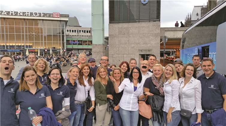 Die Mitglieder hatten viel spaß auf ihrer Tour in Köln.Privat