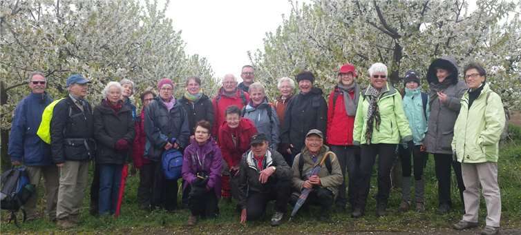 Die Mitglieder konnten sich darüber freuen, dass sie ihre Wanderung im Trockenen machen konnten. Privat