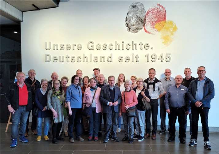 Die Mitglieder und deren Angehörige des CDU-Vorstandes im Haus der Geschichte. Foto: des CDU-Vorstandes