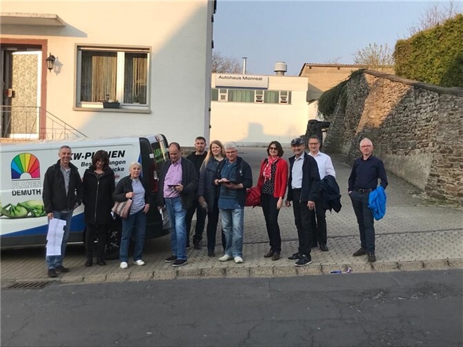 Die Mitglieder von Pro-Münstermaifeld machten sich vor Ort ein Bild.  Foto: privat