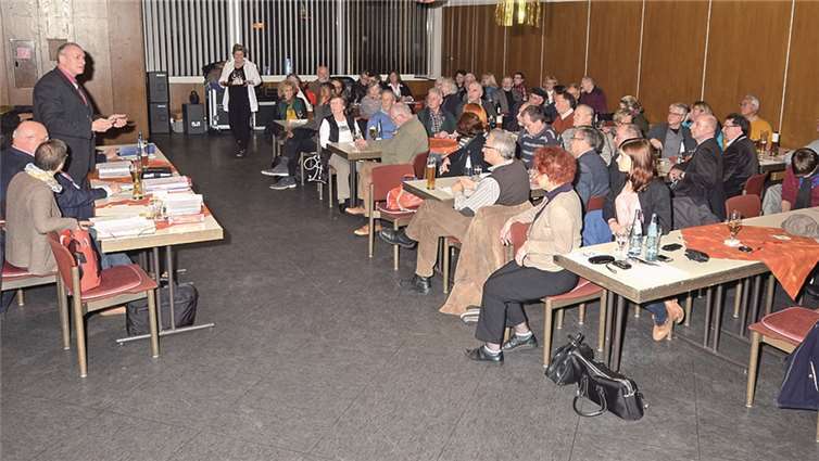 Die Mitgliederversammlung der VG-SPD in der Stadthalle war gut besucht.