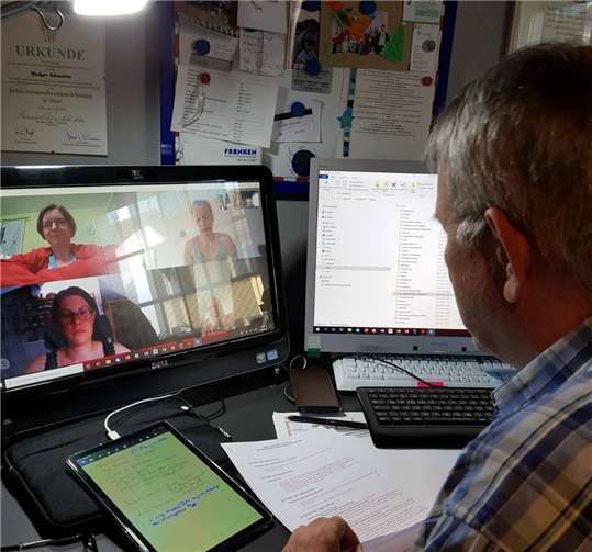 Die Mitgliederversammlung fand virtuell statt.Foto: privat