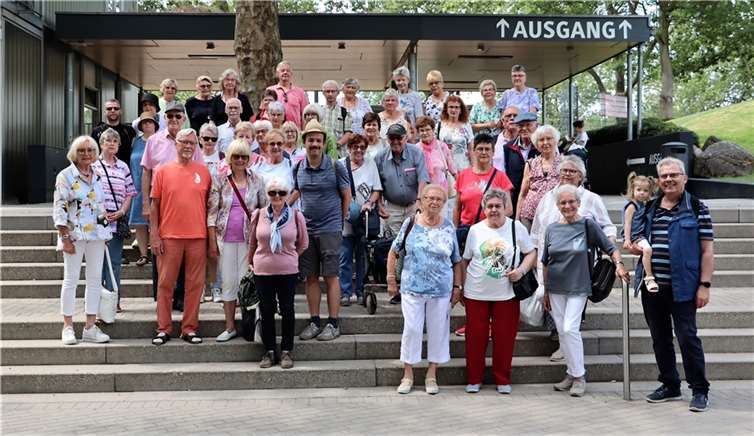 Die Mitreisen erkundeten für einige Stunden das BUGA-Gelände. Quelle: Ev. Verein Heddesdorf