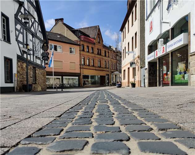 Die Mittelrinne in der Rathausstraße und Mittelstraße wird saniert. Foto: privat