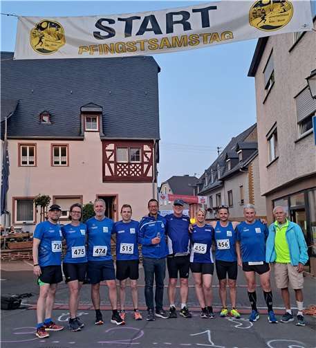 Die Mitternachtsläufer der LG Laacher See.  Foto: Wolfram Braun