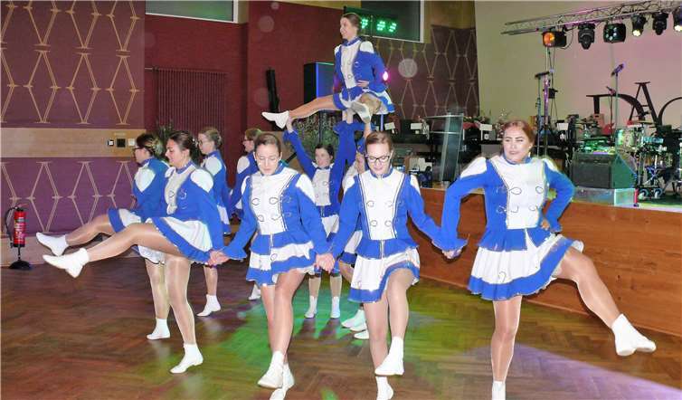 Die Mittleren Funken begeisterten mit ihrer Vorführung.