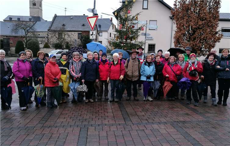 Die Mittwochswanderer beendet mit der letzten Wanderung das Wanderjahr 2019. Foto: privat