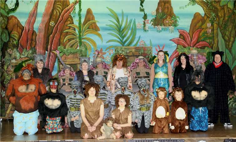 Die Mitwirkenden des Musicals.Privat