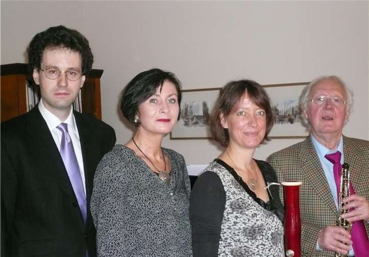 Die Mitwirkenden v. li.:Thomas Schwarz, Elisabeth Grandjean, Ursula Blobel und Klaus Büschler.Privat