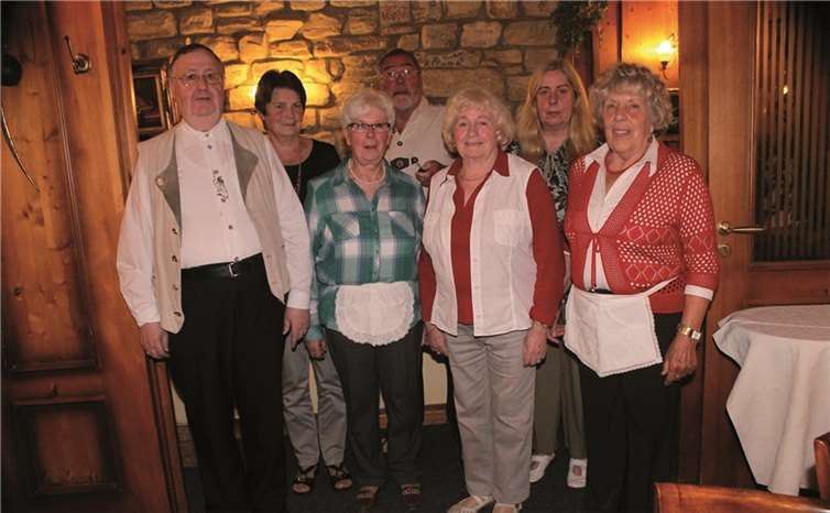 Die Mitwirkenden (v.l.): Wolfgang Reuter, Renate Müller, Lydia Reuter, Rolf Düster, Marianne Schäfer, Petra Engel und Hedwig Doll. privat
