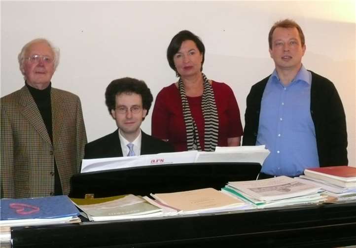 Die Mitwirkenden (v.li.) Klaus Büschler, Thomas Schwarz, Susanna Frank, Vilhjalmur Sigridarson.Foto: privat