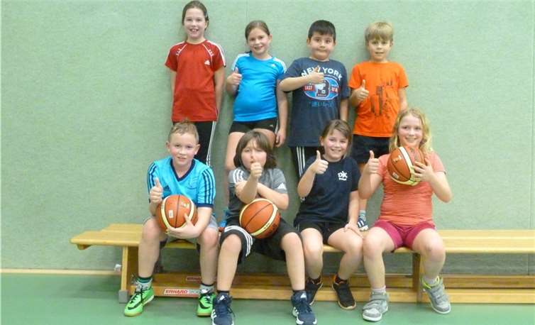 Die Mixed U10/U11 Mannschaft freut sich darauf, ihr Können unter Beweis zu stellen. privat