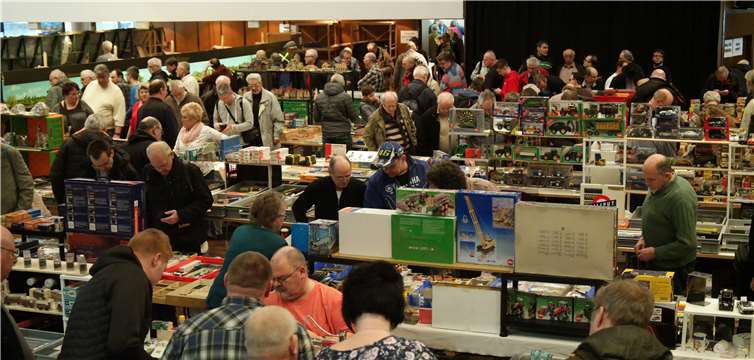 Die Modellbahnbörse zählt zu einer der beliebtesten Börsen in ganz Deutschland. Hier konnten die Besucher nach Lust und Laune stöbern.