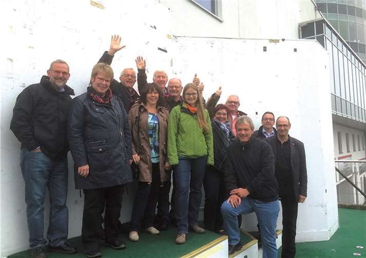 Die Moderatorenteams von "Ich bin dabei" besuchten Adenau.privat