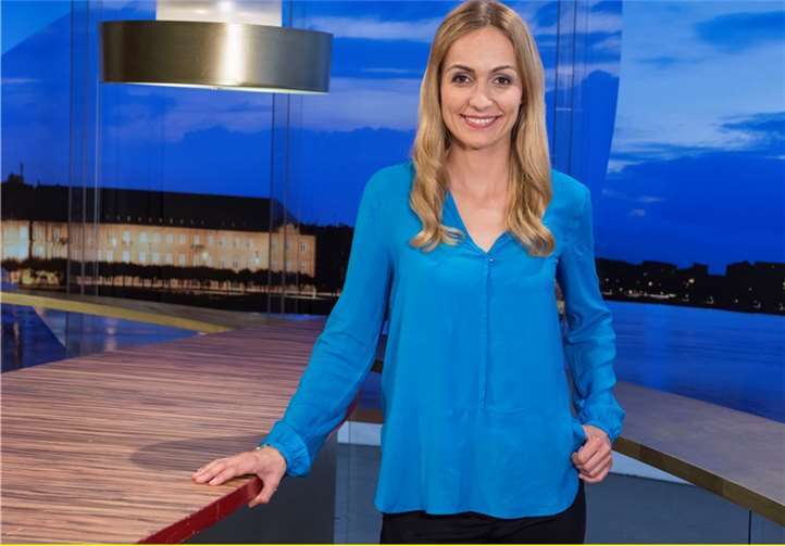 Die Moderatorin Britta Krane. © SWR/Alexander Kluge