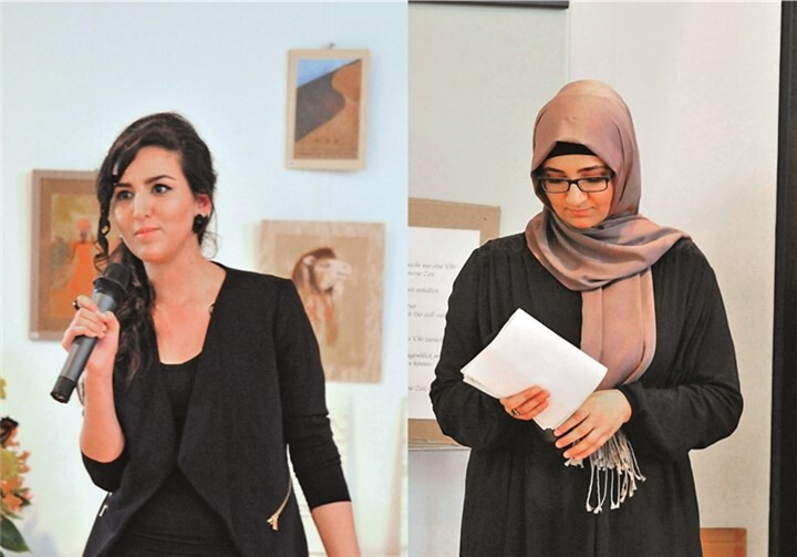 Die Moderatorinnen, Ebru Kaya (l) und Ilknur Kocak.