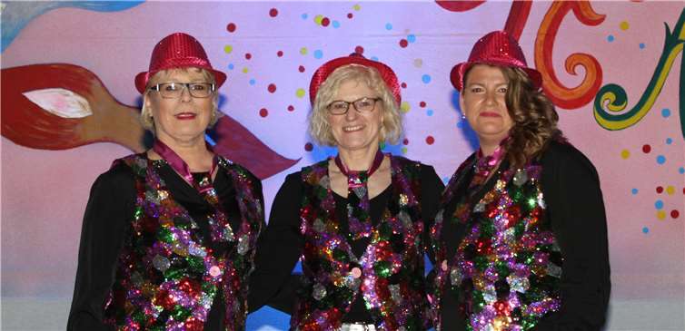 Die Moderatorinnen der Veranstaltung (v. li.): Petra Kaltenborn, Anne Kühfuß und Jenny Wey.