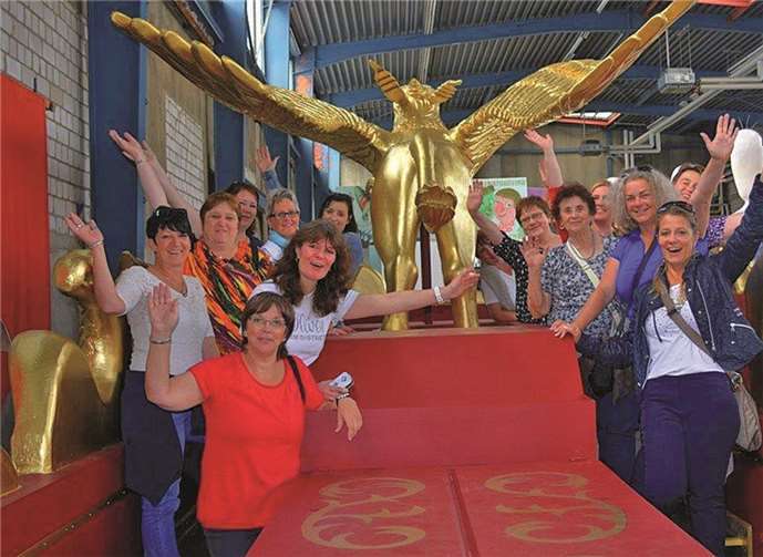 Die Möhnen auf dem Wagen von Prinz Björn I.privat