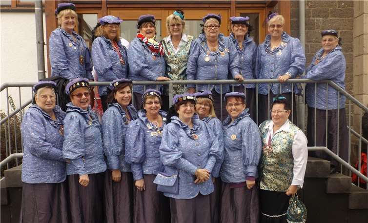 Die Möhnen aus Bad Breisig freuen sich auf viele Gäste, die mit ihnen Geburtstag feiern. privat