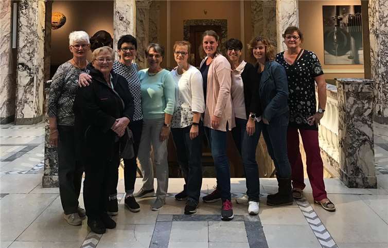 Die Möhnen besuchten unter anderem die Sektkellerei Henkel. Foto: privat