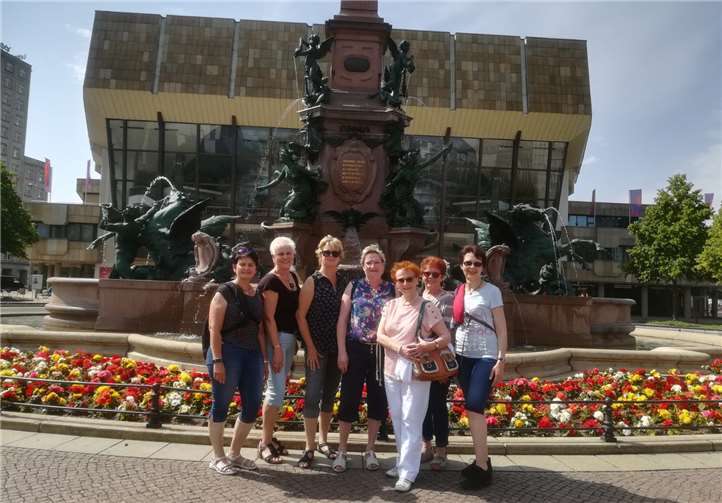 Die Möhnen on Tour in Leipzig. Fotos: privat