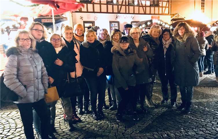 Die Möhnen sind nun alle eingestimmt auf das Weihnachtsfest. Foto: privat