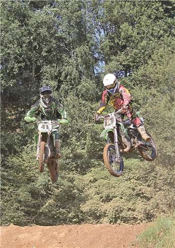 Die Motocross-Strecke in Ohlenberg ist anspruchsvoll und verlangt schon einiges Können. privat