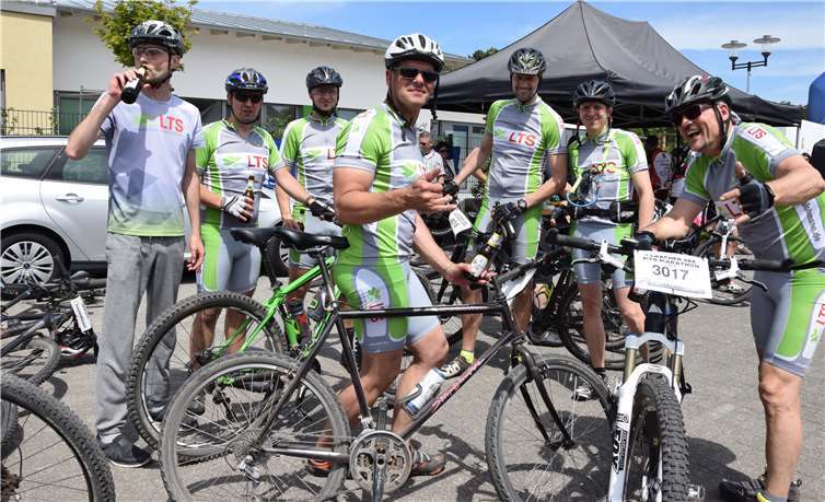Die Mountainbiker von LTS Lohmann Andernach sind mit dem kompletten MTB-Team angetreten.Fotos: UBU