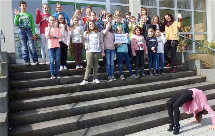 Die Musical-Kinder freuen sich ausgelassen auf die Proben. Fotos: Kreis-Chorverband, Werner Wagner