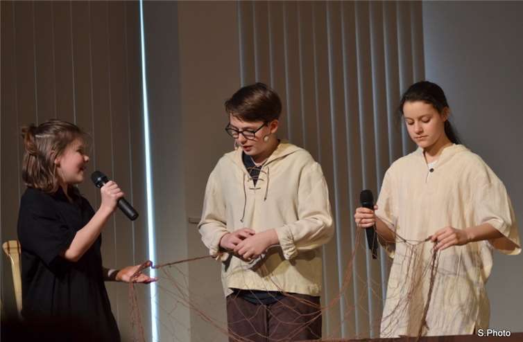 Die Musicalgruppe zeigt das Leben von Petrus, der Jünger.Foto: privat