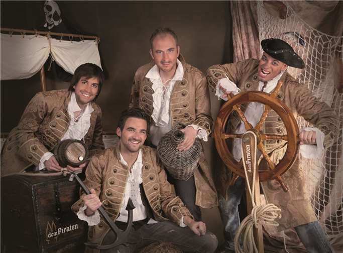 Die Musik der „domPiraten“ verspricht Stimmung pur im Bürgerhaus in Kottenheim.privat