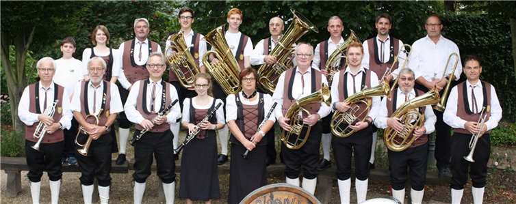 Die Musikanten feiern am Wochenende ihr großes Jubiläum. privat