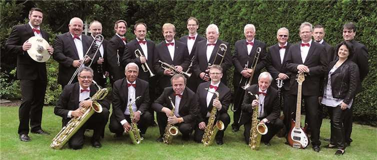 Die Musiker der Big Band Georg Wolf. Privat