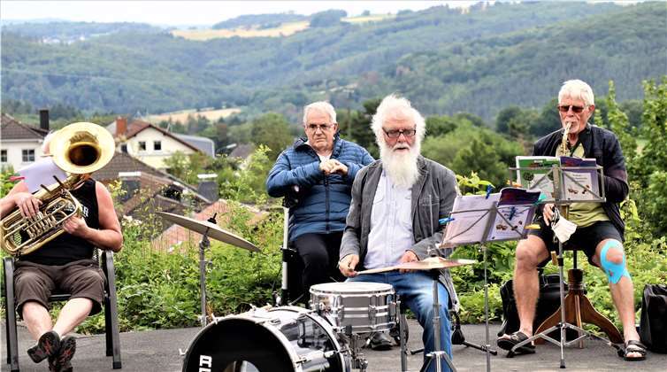 Die Musiker in ihrem Element.Foto: privat