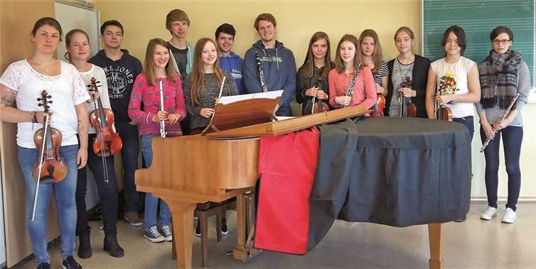Die Musikerinnen und Musiker haben sich mit viel Freude und Eifer auf das Konzert vorbereitet. privat